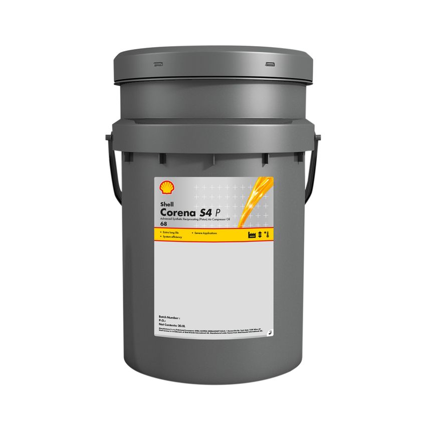 Compressor 68 | 20L | Shell S4 P Advanced Synthetic ISO VG 68 - Pail