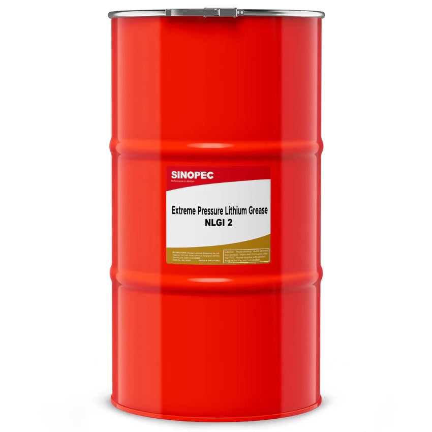 Front image of Sinopec Extreme Pressure Lithium Grease NLGI 2 keg of 54 kg.