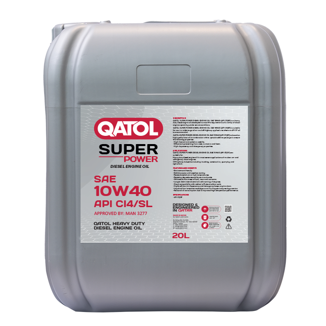 Super Power Diesel Engine Oil SAE 10W40 API CI-4/SL