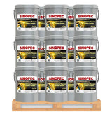 Front image of Sinopec Extreme Pressure Lithium Grease NLGI 000 pallet of 36 pails of 17 kg.