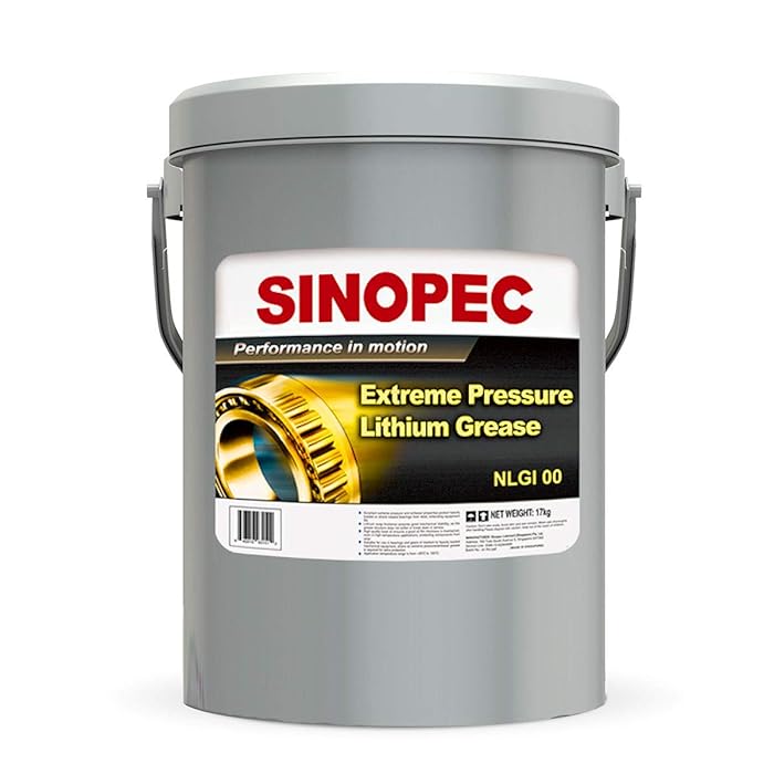 Front image of Sinopec Extreme Pressure Lithium Grease NLGI 00 pail of 17 kg.