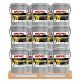 Front image of Sinopec Extreme Pressure Lithium Grease NLGI 2 pallet of 36 pails of 17 kg.