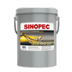Front image of Sinopec L-CKD 220 Heavy Duty industrial Gear Oil pail of 18 L.