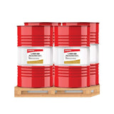 Front image of Sinopec L-CKD 220 Heavy Duty industrial Gear Oil pallet of 4 drums of 200 L.