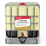 Front image of Sinopec_L-CKD_220_Sinopec L-CKD 220 Heavy Duty Industrial Gear Oil IBC_Tote of 1000L.