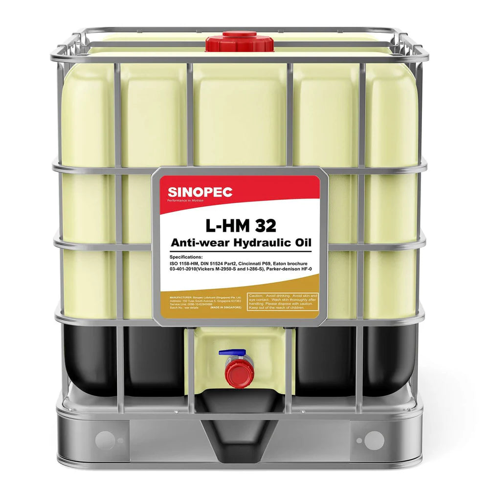 ISO VG 32 L-HM Antiwear Hydraulic Oil 1000L IBC