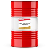 Front image of Sinopec Tulux T500 20W50 Classic Diesel Engine Oil drum of 200L.